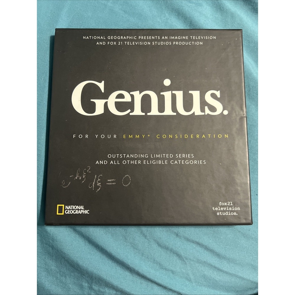 GENIUS Season 1 FYC Emmy 2017 Einstein 2 DVDs